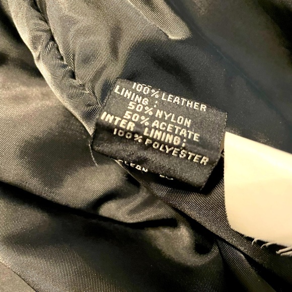 Greg Bell Men's Size M Soft Genuine Leather Black Bomber Jacket - Picture 6 of 15